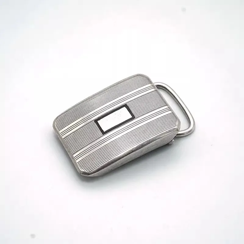 Vintage Skate Skin Hinge Buckle for Men and Women, Brass Fashion, Pure Copper Belt Buckle, DIY Leather Craft, Jeans Accessory