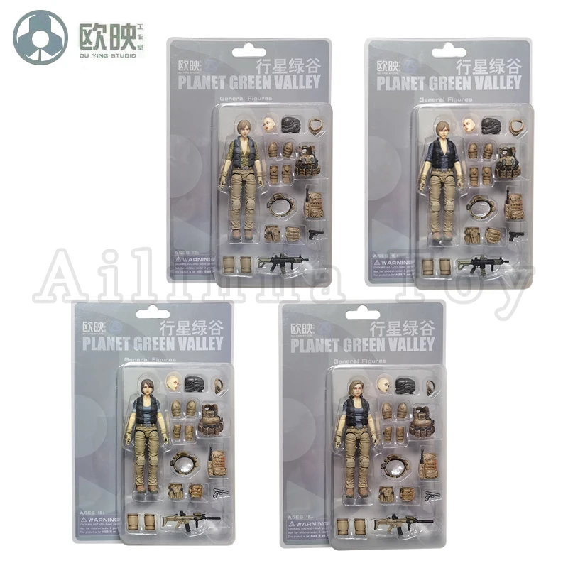 Ou Ying Studio 1/18 Planet Green Valley PGV 3,75 pulgadas figura de acción EFSA figuras femeninas modelo de Anime
