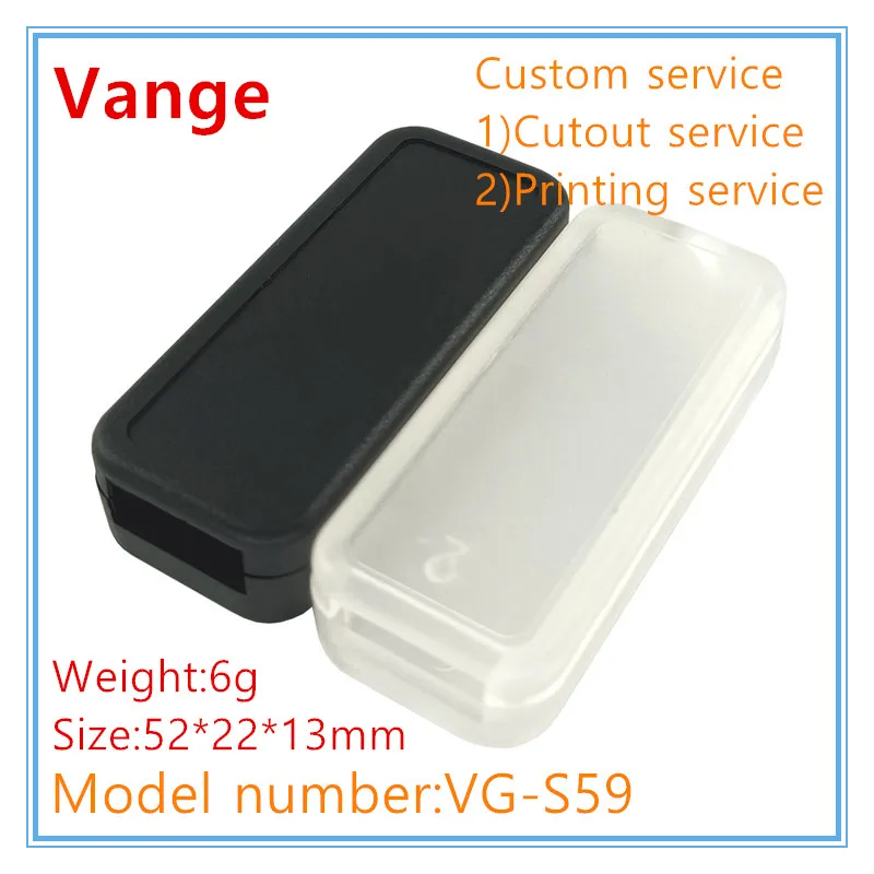 Vange USB charger project box 52*22*13mm ABS plastic junction box