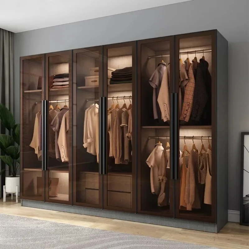 

Storage Cupboard Wardrobes Closet Drying Rack Wooden Cabinet Wardrobes Closet Rack Organizer Hogar Muebles Salon Furniture