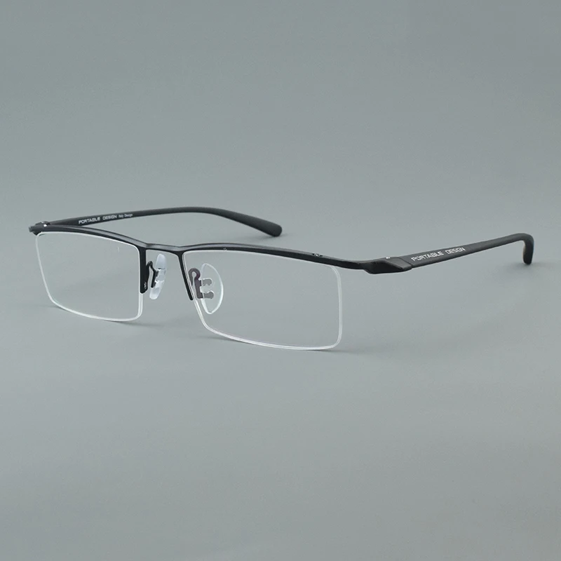 Glasses Frames Men P8190 Korean square Eyeglass Titanium Retro Women Eyeglasses Frames Eyewear Business Design Spectacles Frame