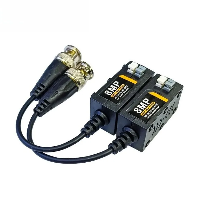 

3/5Pairs 4K Twisted Video Balun Transmission 8MP BNC CCTV Twisted Pair Transmitter for AHD CVI TVI Camera