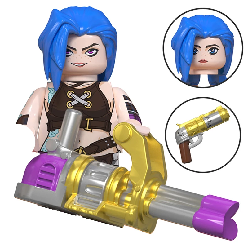 Arcane: リーグ・オブ・レジェンドアニメーションゲーム周辺おもちゃジンクス VI ケイトリンヴィクトル小さな人形アニメアクションモデルフィギュアコレクション