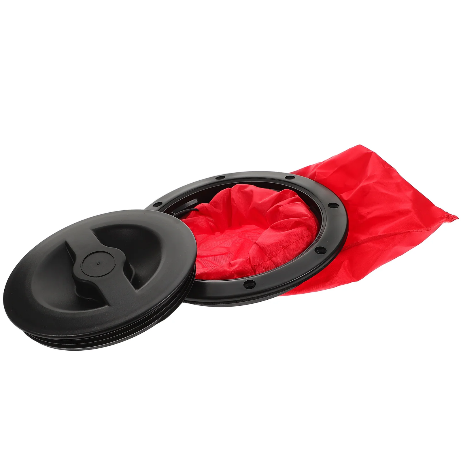 

Red Waterproof Kayak Hatch Cover ABS Heavy Duty Sealing Lid for Boat Canoe Marine Deck Plate Outdoor Sailing Supply
