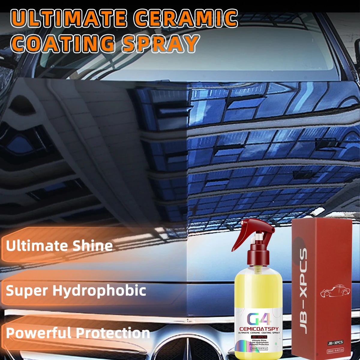 

Автомобильное керамическое нанопокрытие Жидкое покрытие Нанокристаллический гидрофобный слой Полировальная краска Средство для покрытия Автомобильный лак