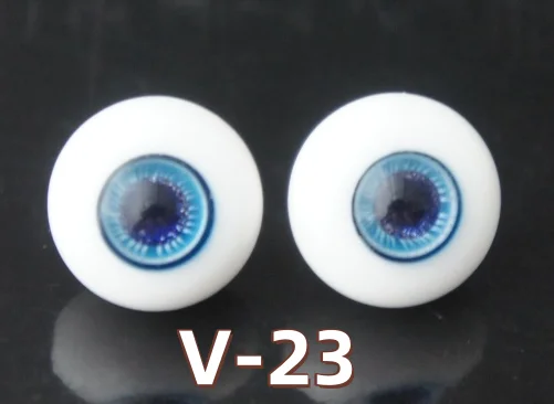 V Series New Arrival BJD Glass Eyes Size 6MM 8MM 10MM 12MM 14MM 16MM 18MM 20CM Hand Made Doll Eyeballs Round Eyes With Handle