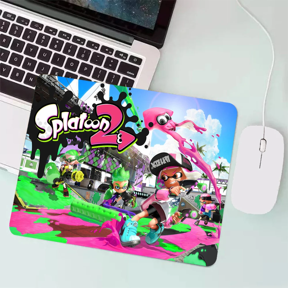 Splatoon 2 Small Gaming Mouse Pad PC Gamer Keyboard Mousepad Computer Office Mouse Mat Laptop Carpet Anime Mause pad Desk Mat