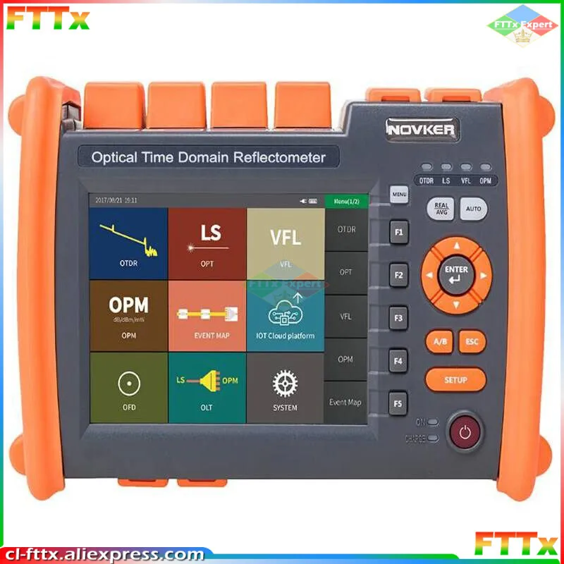 

NOVKER NK5600 1310/1550nm 32/30dB SM Optic Fiber OTDR Tester With VFL OPM Light Source Functionn