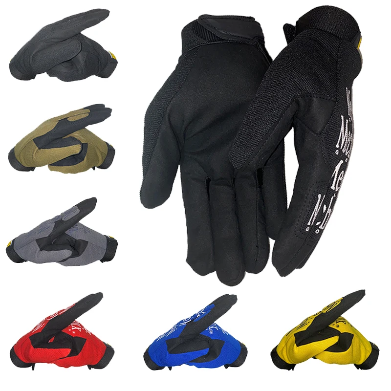 Men Full-Fingered Gloves Cycling Protective Gear Outdoor Sports  Gloves