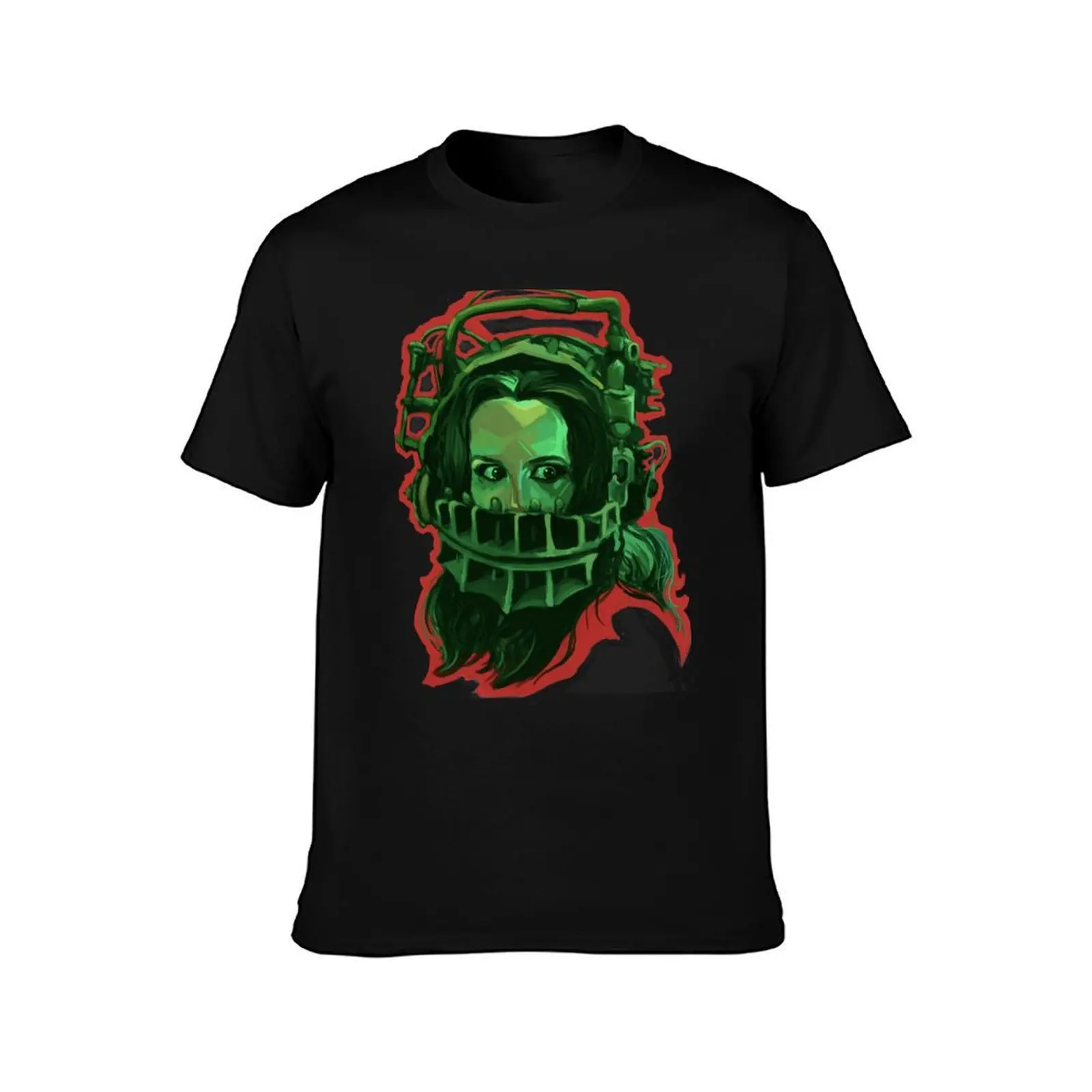 Amanda Young Reverse Bear Trap T-Shirt, Summer Casual Cotton Tee, Oversized Streetwear Tops, Vintage Graphic Print, 100% Cotton