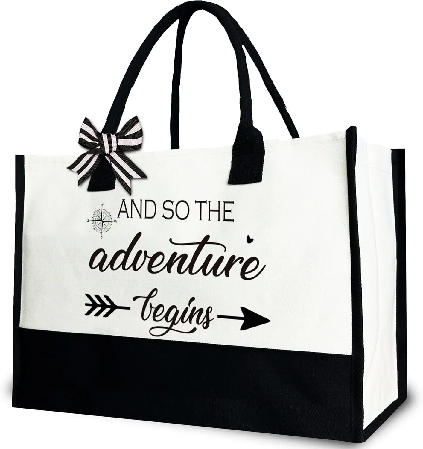 

Холщовая сумка-тоут с принтом к выпускному сезону для женщин, сумка через плечо, подарки для подруг, модные вместительные сумки для женщин