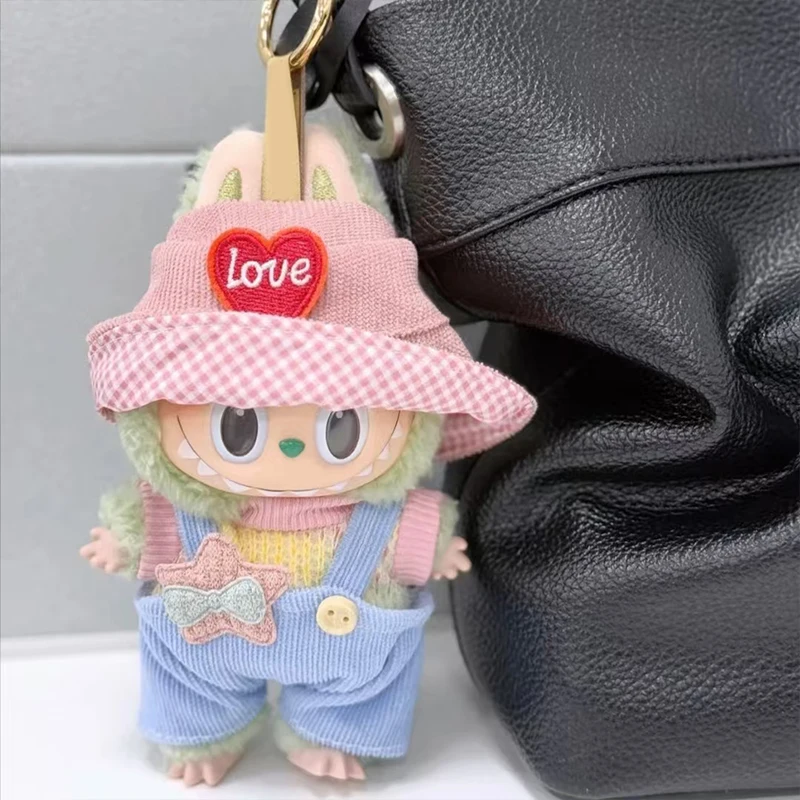 

New Mini Plush Doll'S dIY Clothes Accessories for Labubu V1V2V3 High-end clothing set Accessories