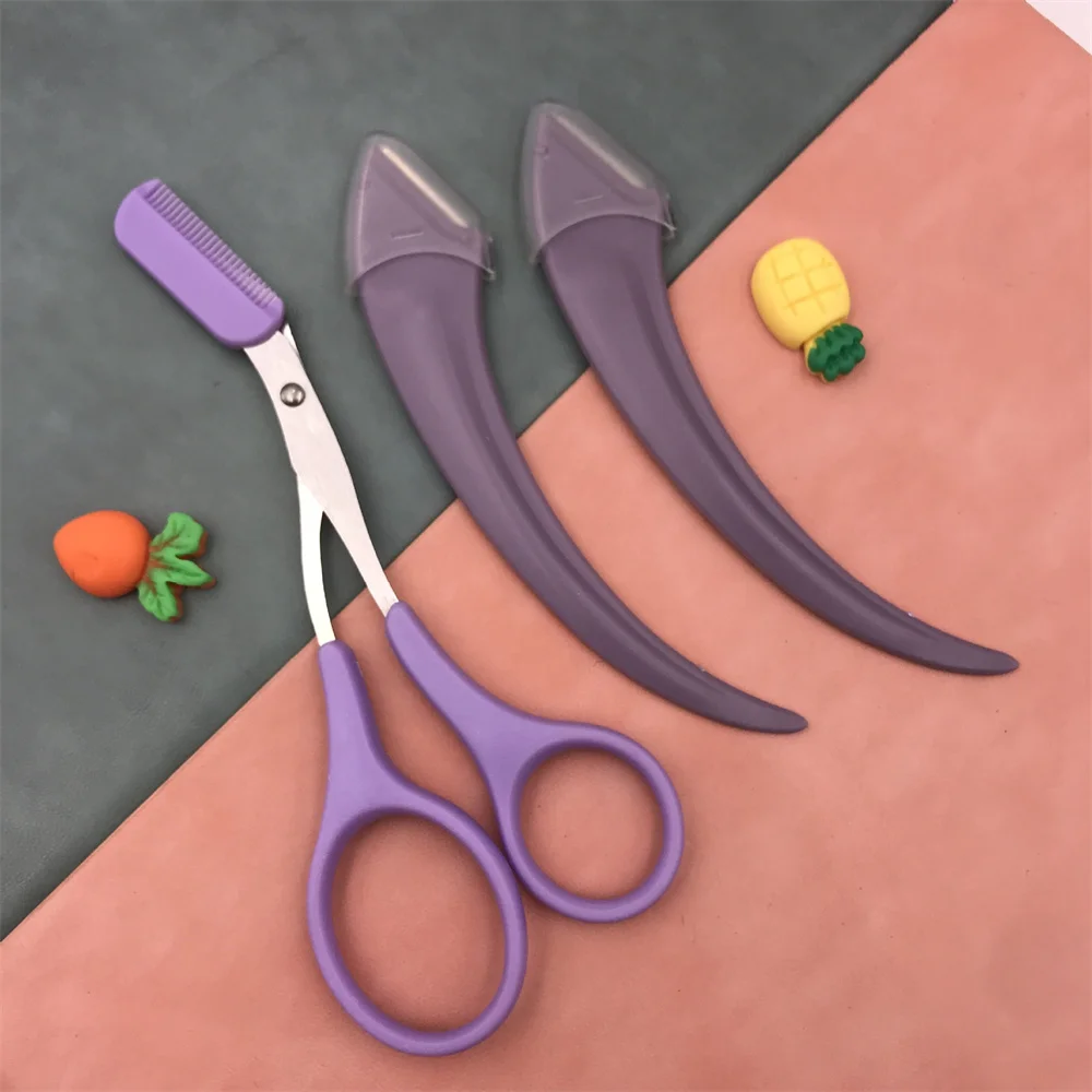 Eyebrow Comb Beauty Products Shaping Perfect Eyebrows Professional Grooming Precise Trimming Convenient Design Makeup Tools