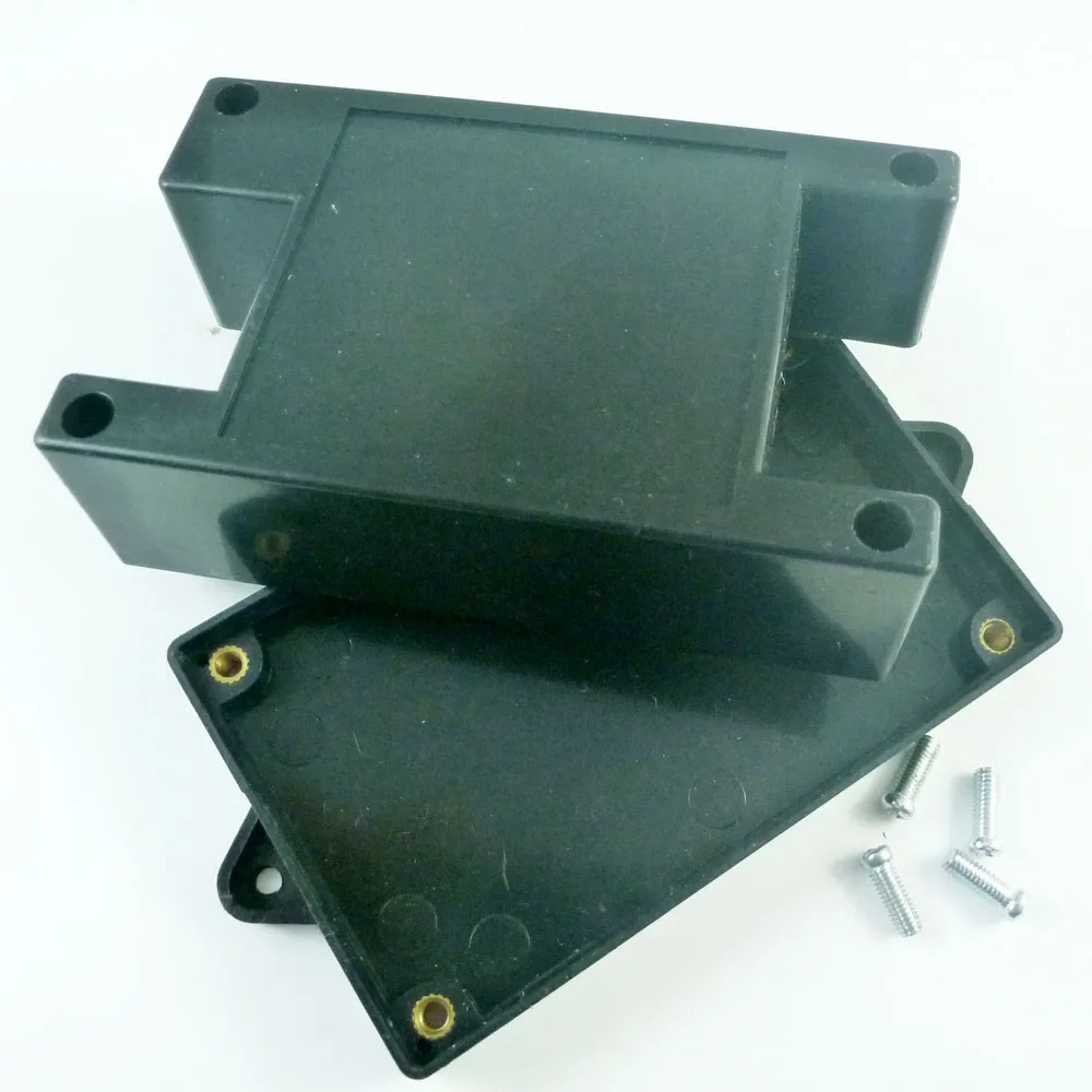 

RS485 RS232 Wifi Relay Motor Controller Enclosure: Black ABS Plastic Case for Electronic Modules