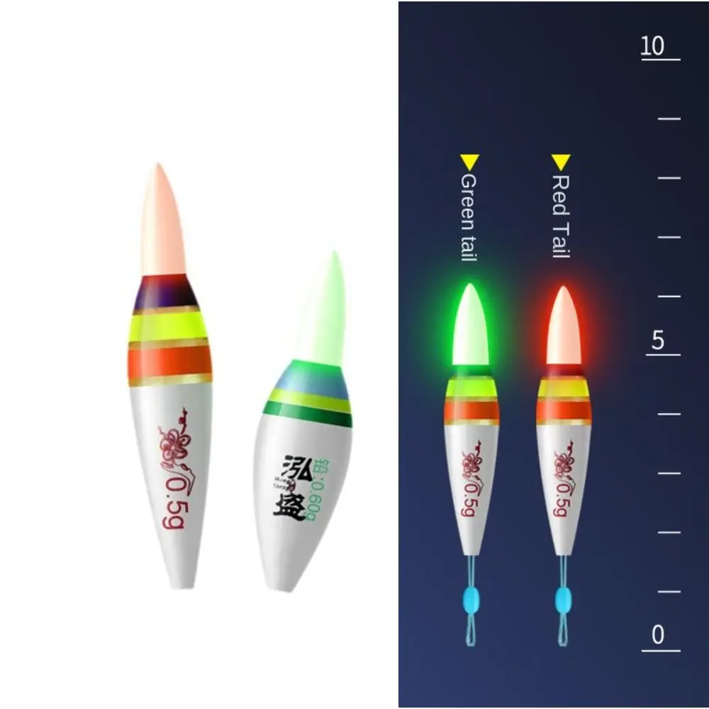 Led Electronic Fishing float 311 battery Indicator Light Float Red/Green Light Buoy Strike Rock fishing Floats Night fishing