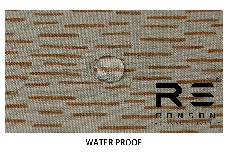 Bestseller 500D Nylon Oxford M65 Strichtarn Tarnstoff Taktischer Stoff für Taschen und Westen Auf Lager – Detail 4