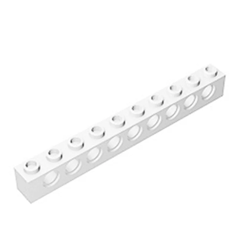 10 stks 2730 Baksteen 1x10 met Gaten Bricks Collecties Bulk Modulair GBC Speelgoed Voor Technische MOC DIY Gebouwen Blokken Compatibel