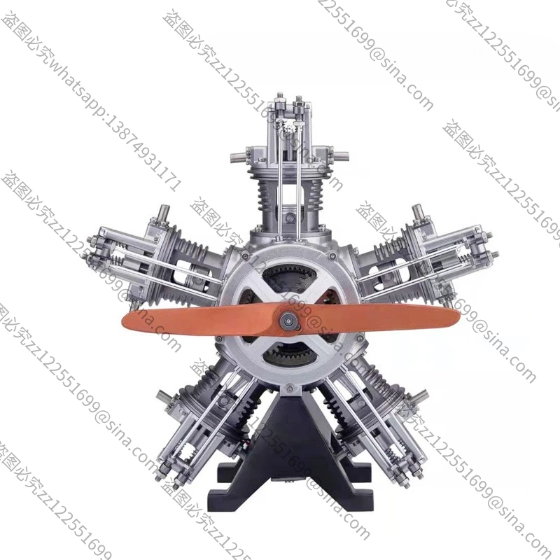 It Is Suitable for Star Metal Five-cylinder Engine Assembly Models, Movable Engine Ornaments