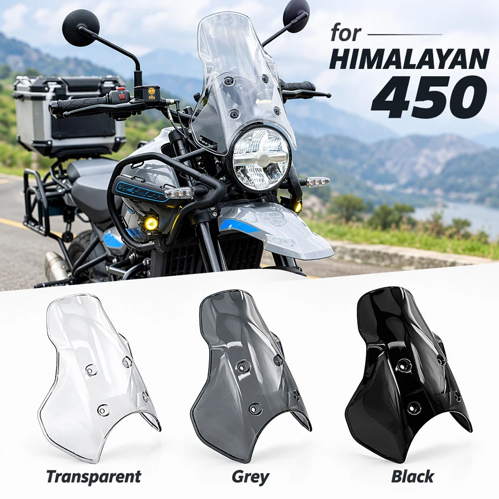 Himalayan 450 Motorcycle Windshield Raised Windshield for Himalayan 450 Himalayan 452 2024 2025