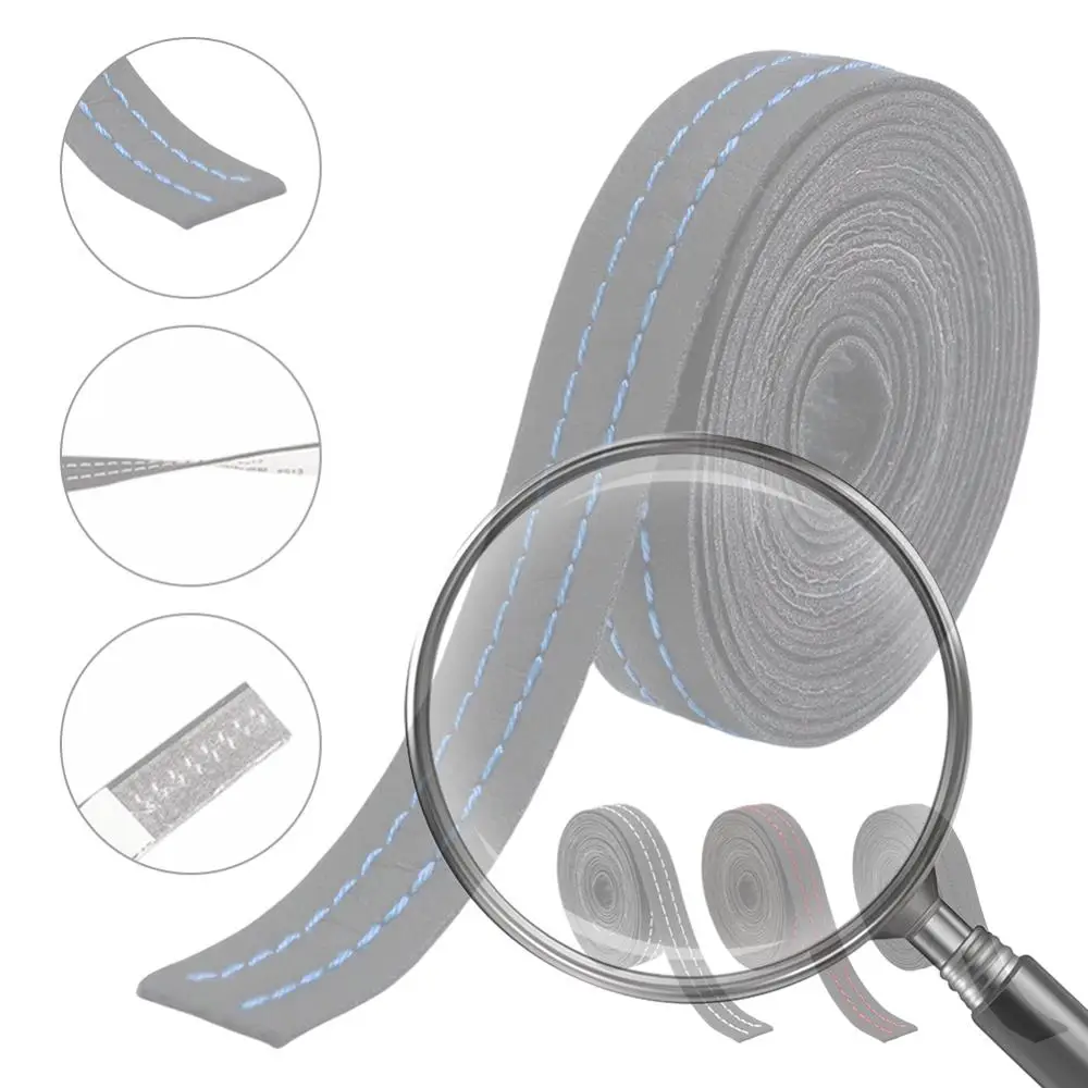 

Car Mouldings Trim PU Leather Self-Adhesive Moulding Trim Self-Adhesive Dashboard Leather Decorative Line Car Interior Styling