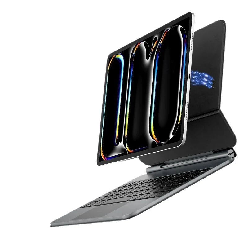 

Металлическая защитная крышка для клавиатуры с сенсорной точкой для зарядки, замена магнитной подвески из алюминиевого сплава