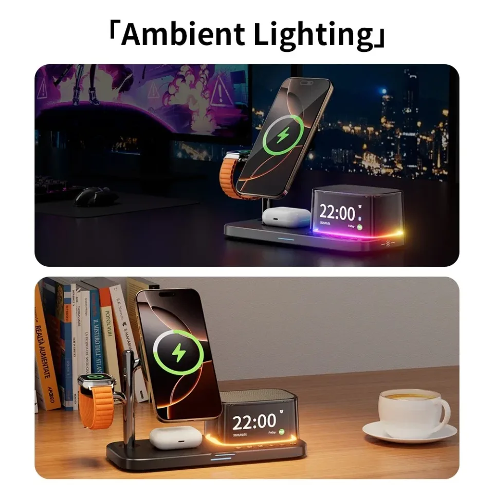 qi22-25w-5-in-1-magnetic-wireless-charger-stand-bluetooth-speaker-fast-charging-for-iphone-17-pro-apple-samsung-watch-2-9-se