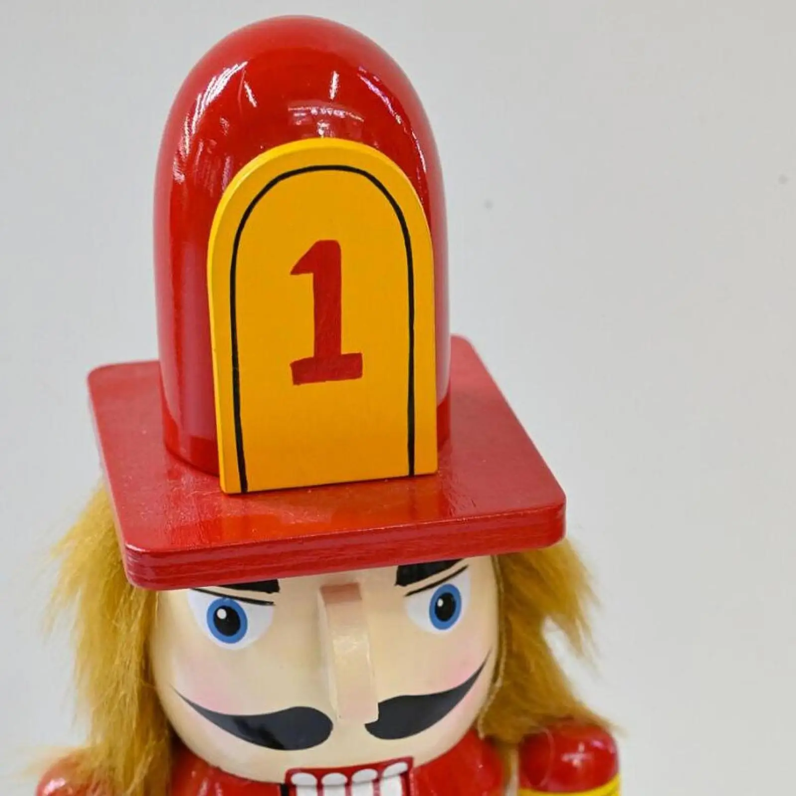 Nutcracker Serviceman Figure for Holiday Display, 38cm Wooden Puppet Toy