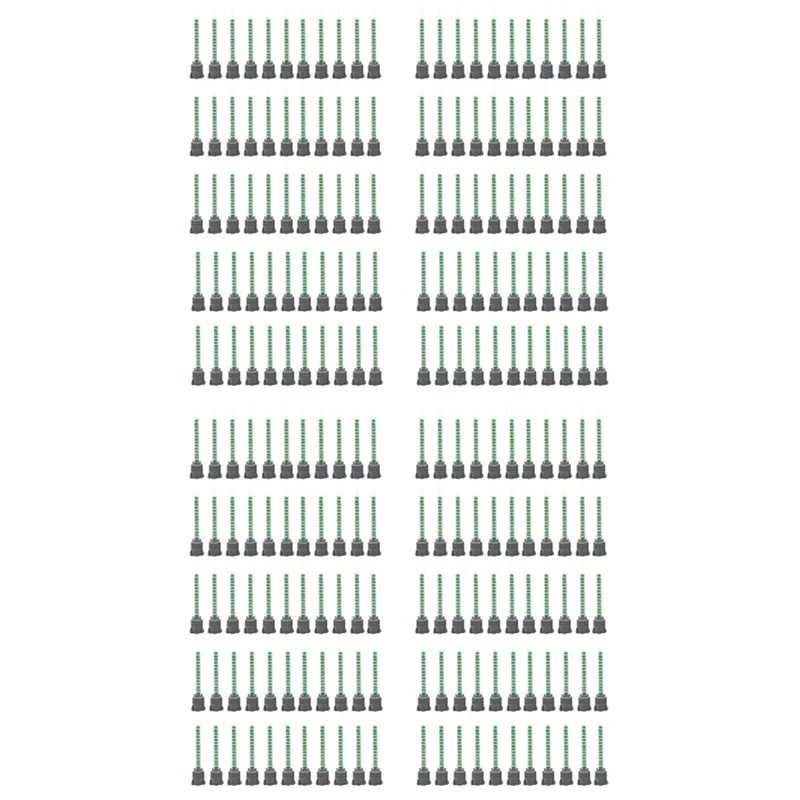 

【Горячая распродажа!】200 шт., насадка для смешивания эпоксидного клея, статическая насадка для смешивания MB5-16, смесительная трубка (1:1 соотношение) для миксера клея AB