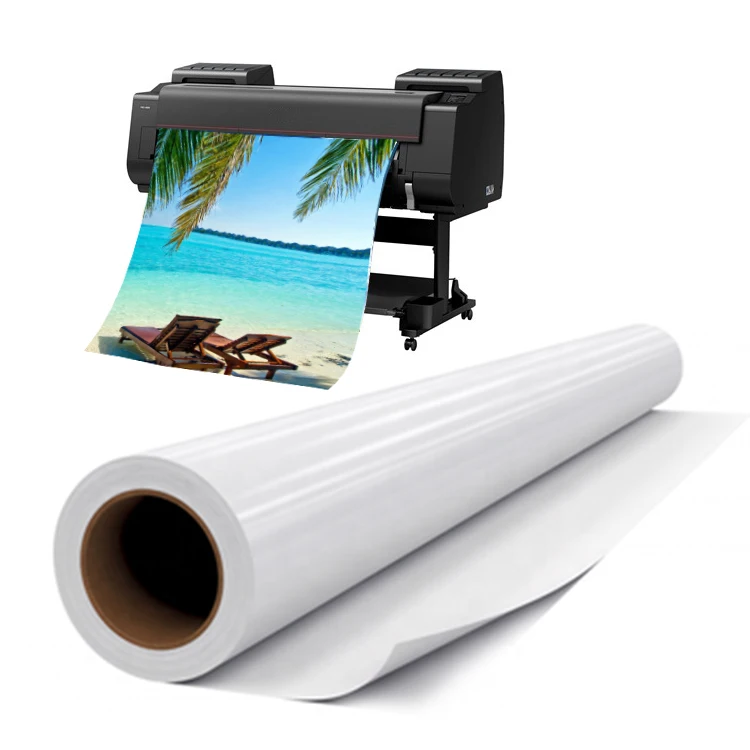 

Wholesale Factory Price Inkjet Printing High Quality Glossy Photo Paper Roll Sheet