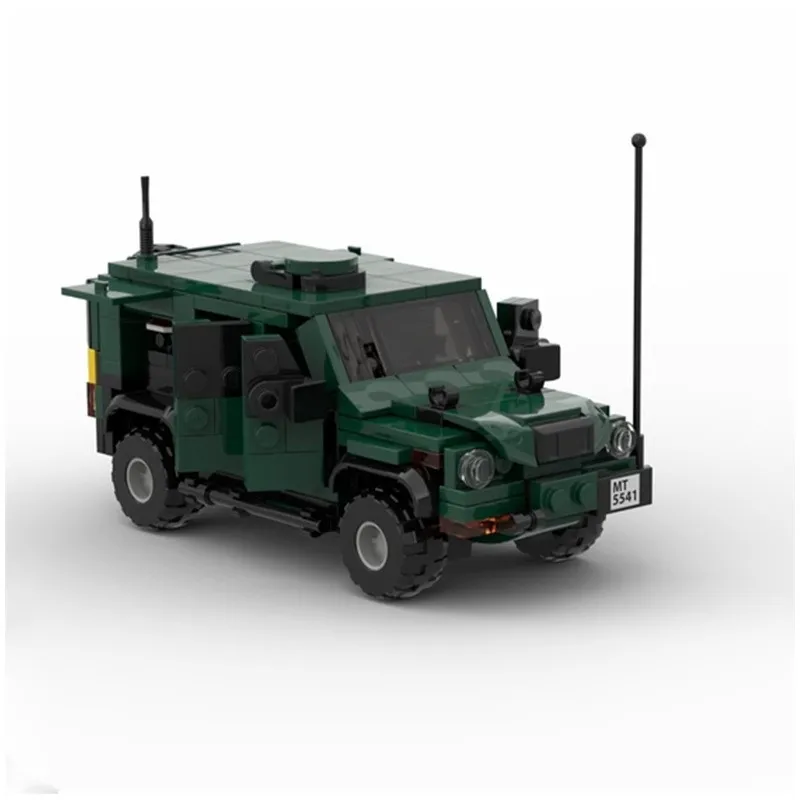 Hot WW2 Mliatry LMV 2 Fighting Vehicles Technology Armored Vehicle Building Blocks Toys Car Model Sets Bricks Kids Adults Gifts