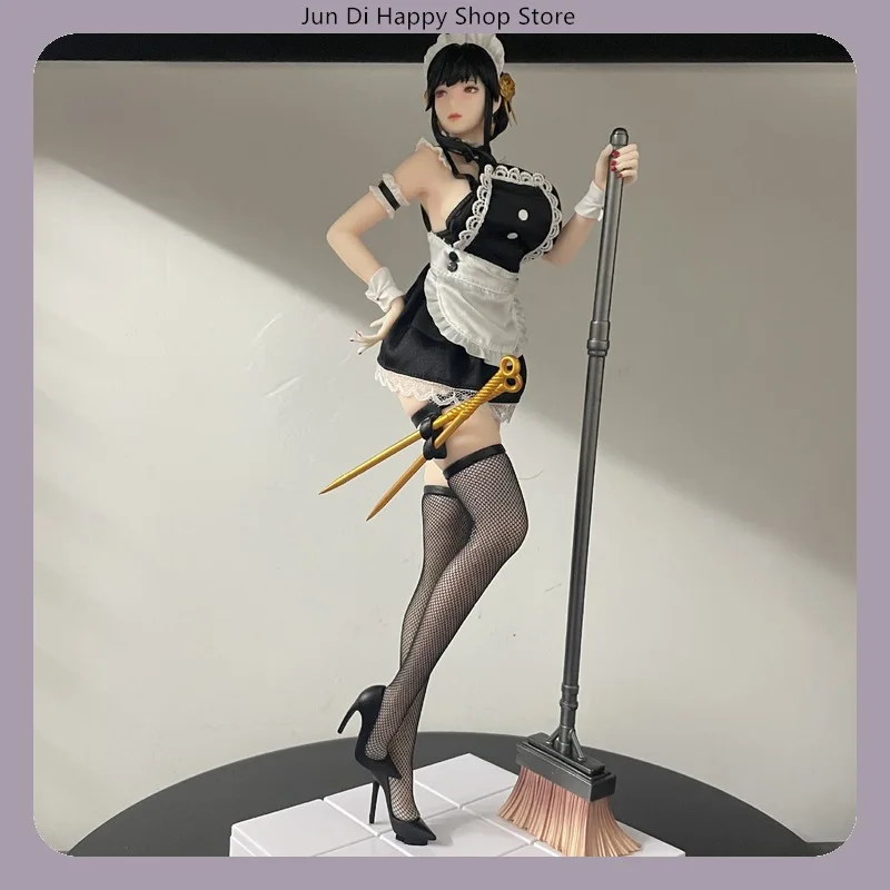 스파이 X 패밀리 요르 포거 36cm 액션 피규어 - 애니메이션 책상 장식 스탠딩 포즈 수집용 메이드 팬들을 위한 선물