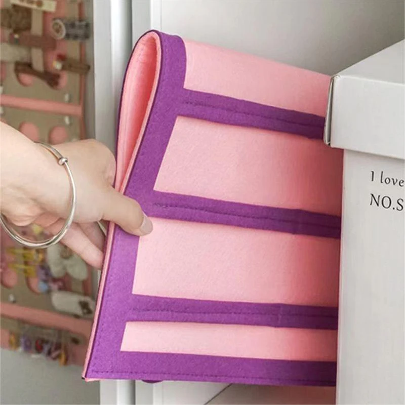 Haarschmuck-Organizer, großer Kapazitäts-Haarbandhalter, wandmontierter Haarspangen-Aufbewahrungshänger, platzsparend, für Mädchenzimmer, Wanddekoration – Detail 4