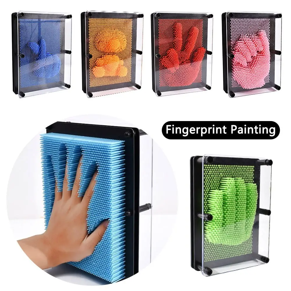 Funny Clone Toy Hand Model Pin Art Board Home Decoration Fingerprint Painting