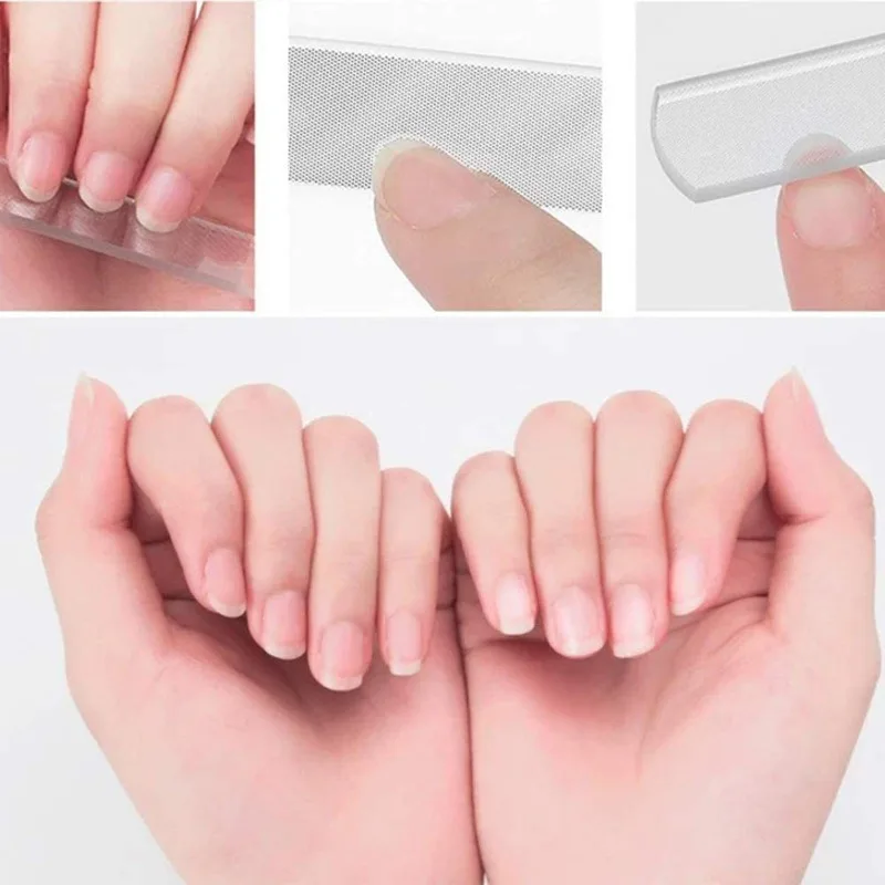 ‌ ชุดตะไบเล็บแก้วพรีเมียม - เครื่องมือขัด ขัดเงา และเจียรสำหรับทำเล็บมือ/เล็บเท้า ตกแต่งด้วยตัวเอง พร้อมกล่องเก็บ