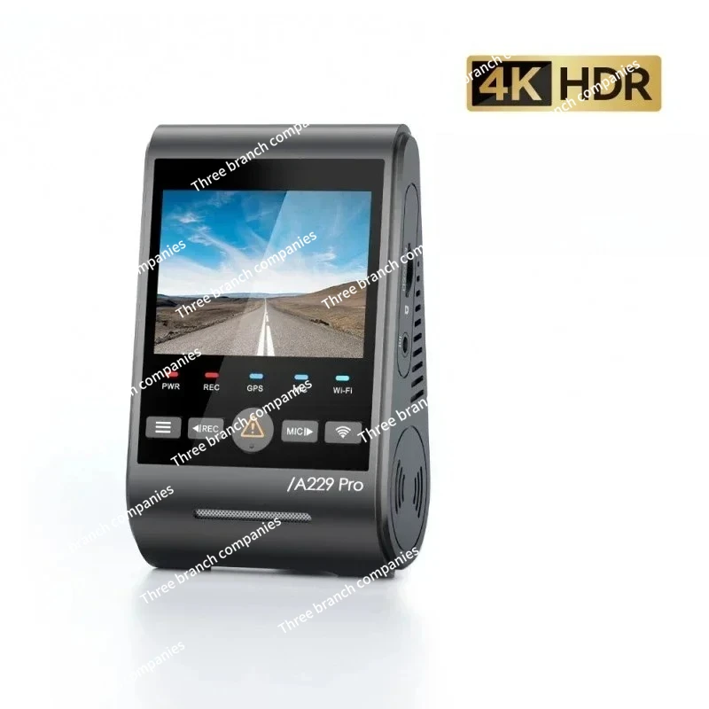 Enregistreur de conduite A229 Pro avec multiobjectif, enregistrement  trois canaux, HDR infrarouge 4K+2K+