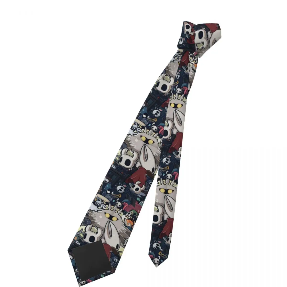 Hollow Knight Silksong Necktie Unisex Skinny Polyester 8 cm Classic Neck Tie for Mens Accessories Cravat Wedding Gift