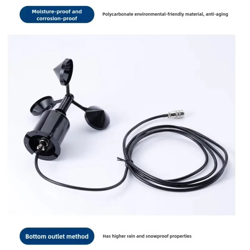 الجملة توربينات الرياح مقياس شدة الريح الرياح متر سرعة الاستشعار أداة #2