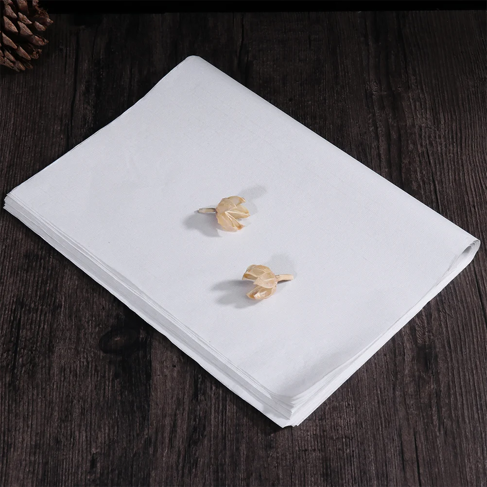 

100 Sheets 8K Rice Paper Ideal for Chinese Brush Writing Sumi Drawing Beginner Calligraphy Practice Rice Paper