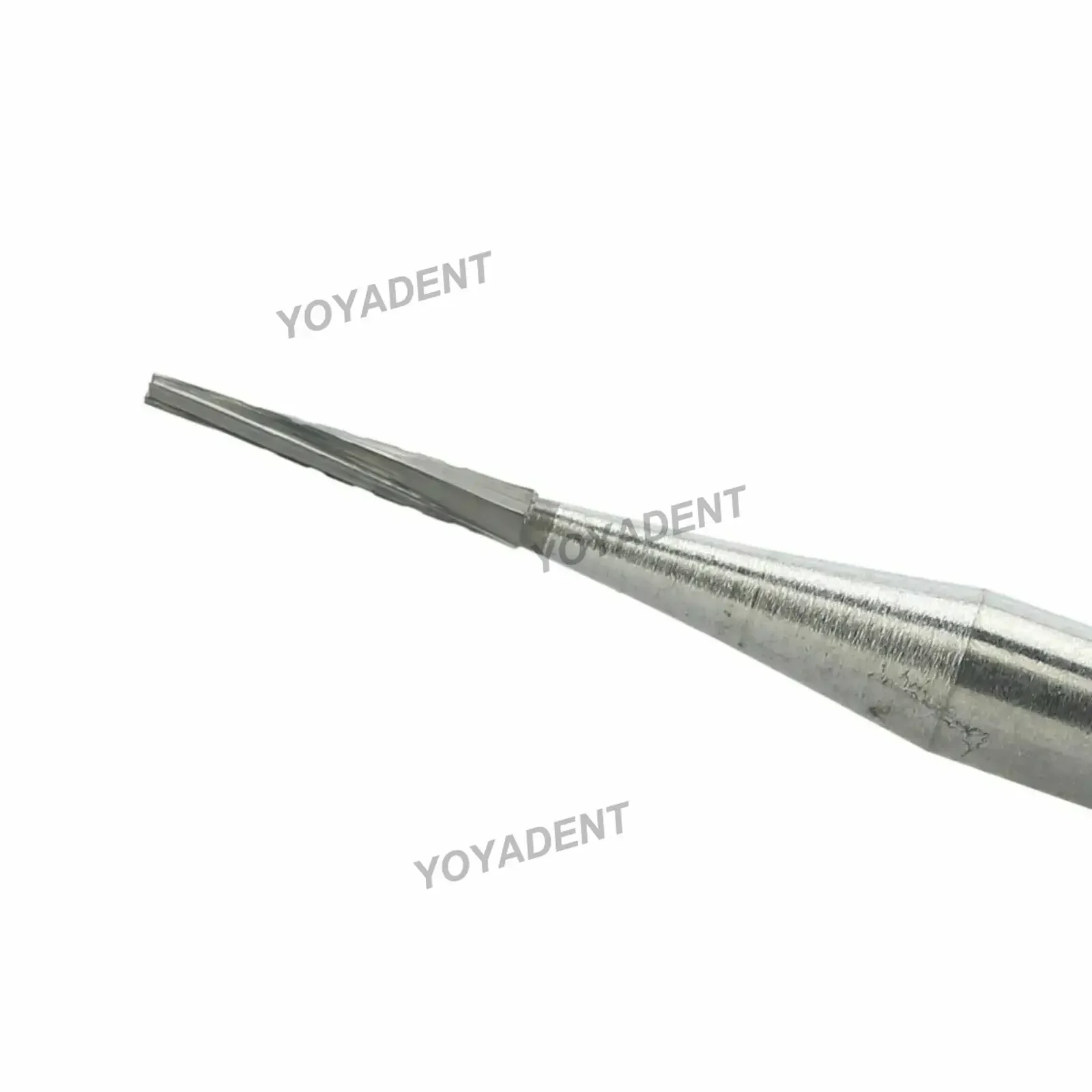 WAVE Dental Bur Tungsten Carbide Burs Tapered Fissure Head Cross Cut HP Dia.2.35mm For Straight Nose Cone Handpiece Strawberries