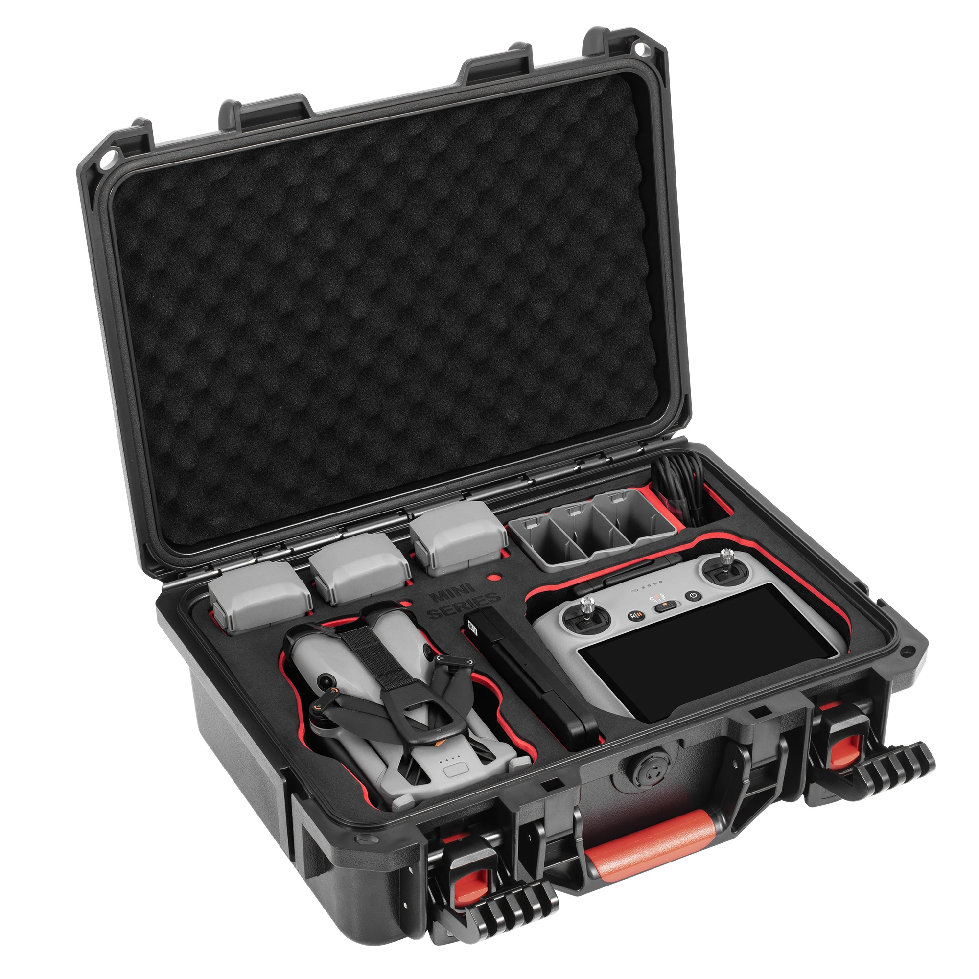 Mini 5 Pro Hülle, Wasserdichte Hartschalenhülle für DJI Mini 5 Pro |   Mini 5 Pro Fly More Combo Zubehör, RC2/RC-N3, Batterien (7 Stück), Ladestation, 65W Ladegerät, Filterset