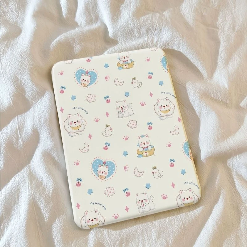 Cute Bear Duck Star Tablet Case For iPad Pro 11 12.9 13 A16 M2 M4 M3 M5 Shell 8.3 9.7 10.2 5/6/7/8/9/10/11th Air 3 4 5 6 7 Cover