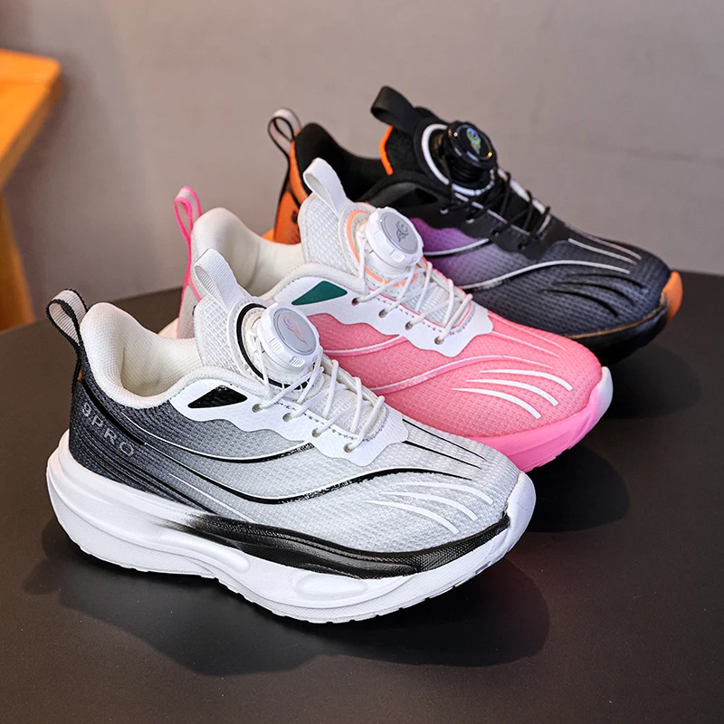 

Children‘s Running Shoes Outdoor Non-slip Cushioned Sneakers Boys Girls Breathable Sports Training Shoes Walking Athletic Shoes