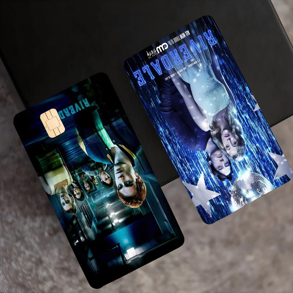 American Suspense TV Riverdale Anime Matte Front Skin Film Sticker Cover For Small Chip Credit Card Debit Card