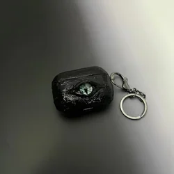 Stereo Luminous Blue Eye Drop Proof Wireless Bluetooth Headset Case Suitable for Airpods1/2/3/4/pro Fashion Earphone Accessories