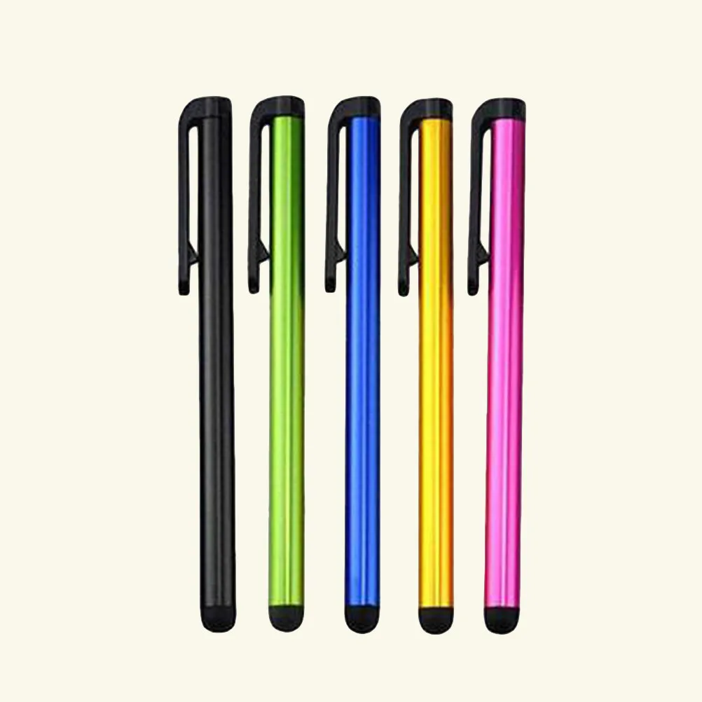 20Pcs Capacitive Touch Screen Pens Metal Stylus High Precision Handwriting Tool for Smartphones Tablets Office Student Use