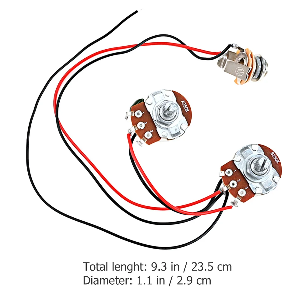 

1Set Multipurpose Bass Active Circuit Premium Material Guitar Tone Control Wiring Harness Bass Preamp Wiring Circuit
