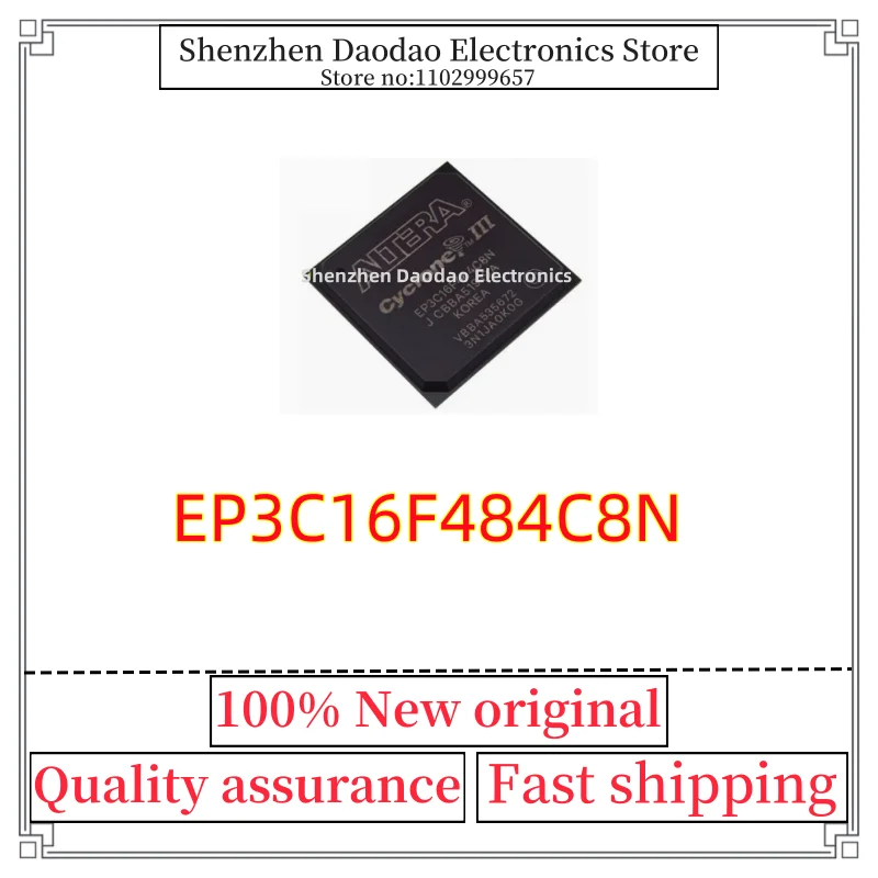 

EP3C16F484C8N BGA-484 Programmable logic chip IC new original