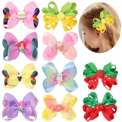 Sweets Hair Bows Clips For Girl Cute Doughnut Ice Crem Boutique Hairpins New Lollipop Hair Clip Barrettes Girls Hair Accessories