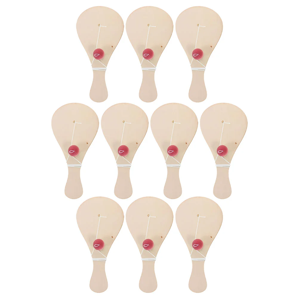 라켓이 달린 어린이 수공예품, 유아 그림 패드 패들, 비치 볼 게임 장난감