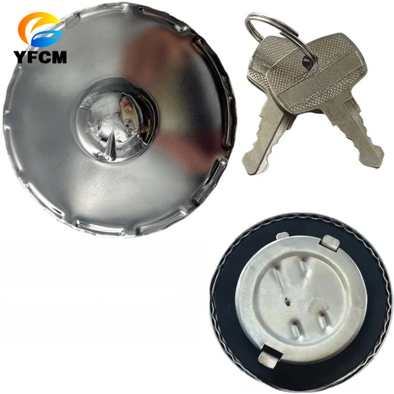 Excavator Parts Stainless Steel Locking Fuel Tank Cap for Changjiang 750 Sidecar Hailing 750